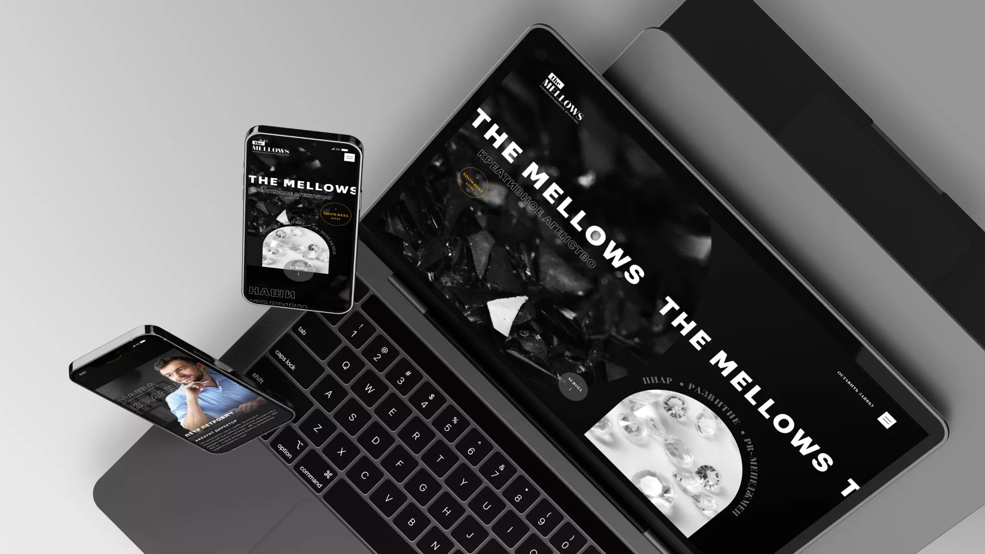 Разработка сайта креативного агентства «The Mellows» в Магасе