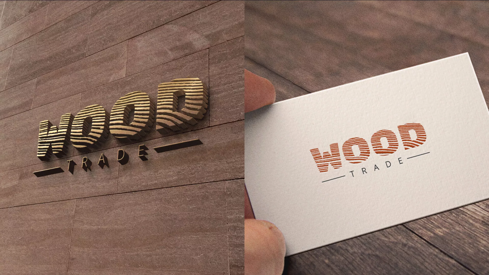 Разработка логотипа для компании «Wood Trade» в Магасе